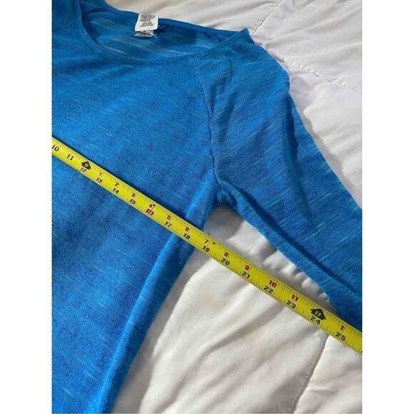 Oakley Womens Top 3/4 sleeve Medium Blue - Picture 4 of 6